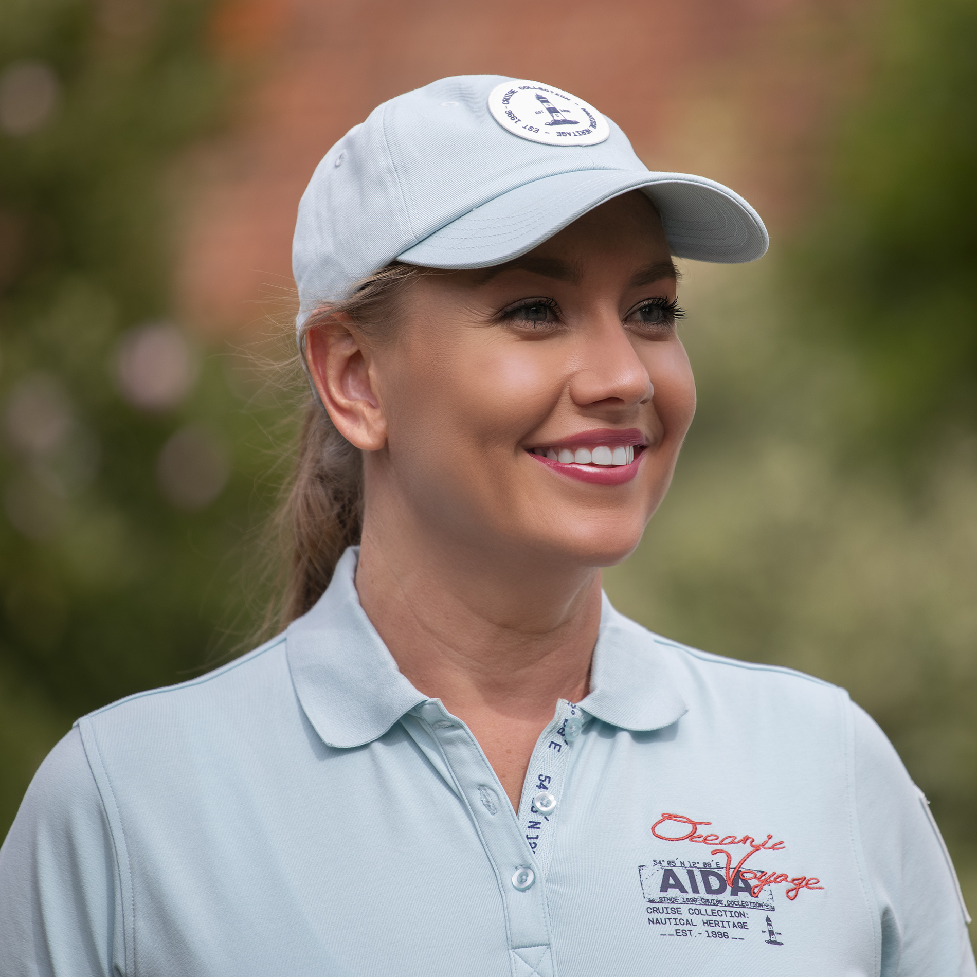 Damen Basecap aqua