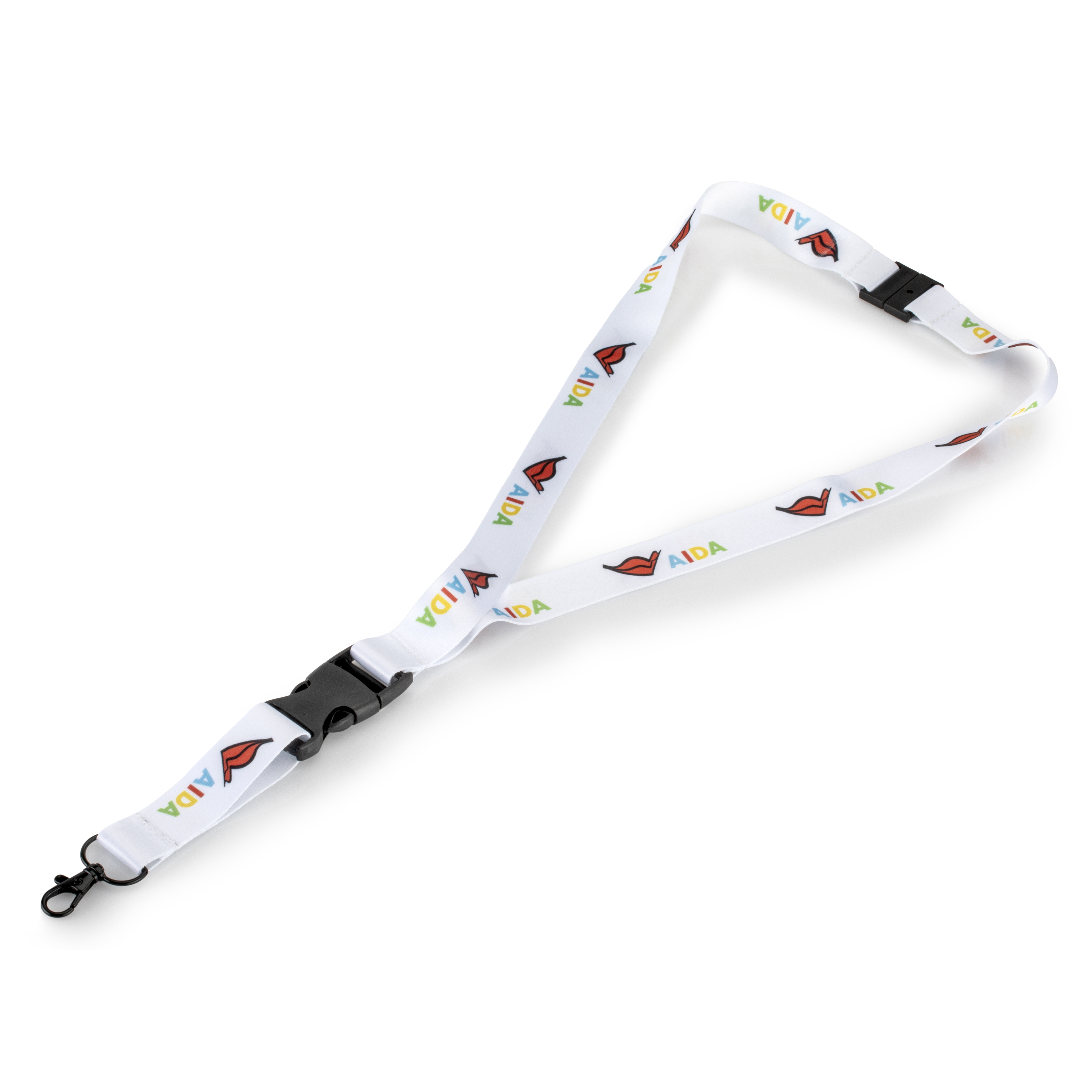 Lanyard Schlüsselanhänger mit Kussmund