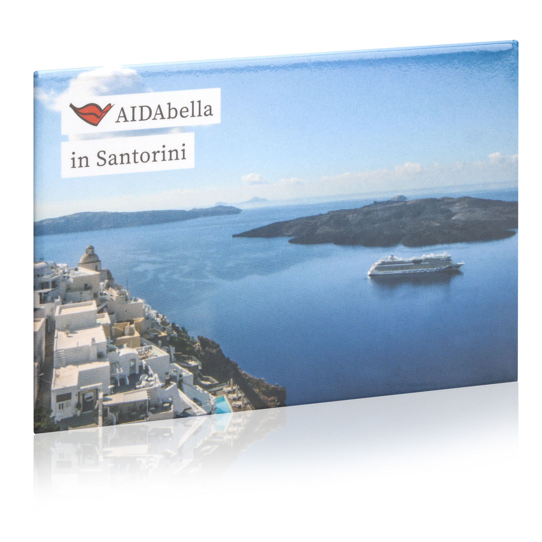 Magnet AIDAbella in Santorini